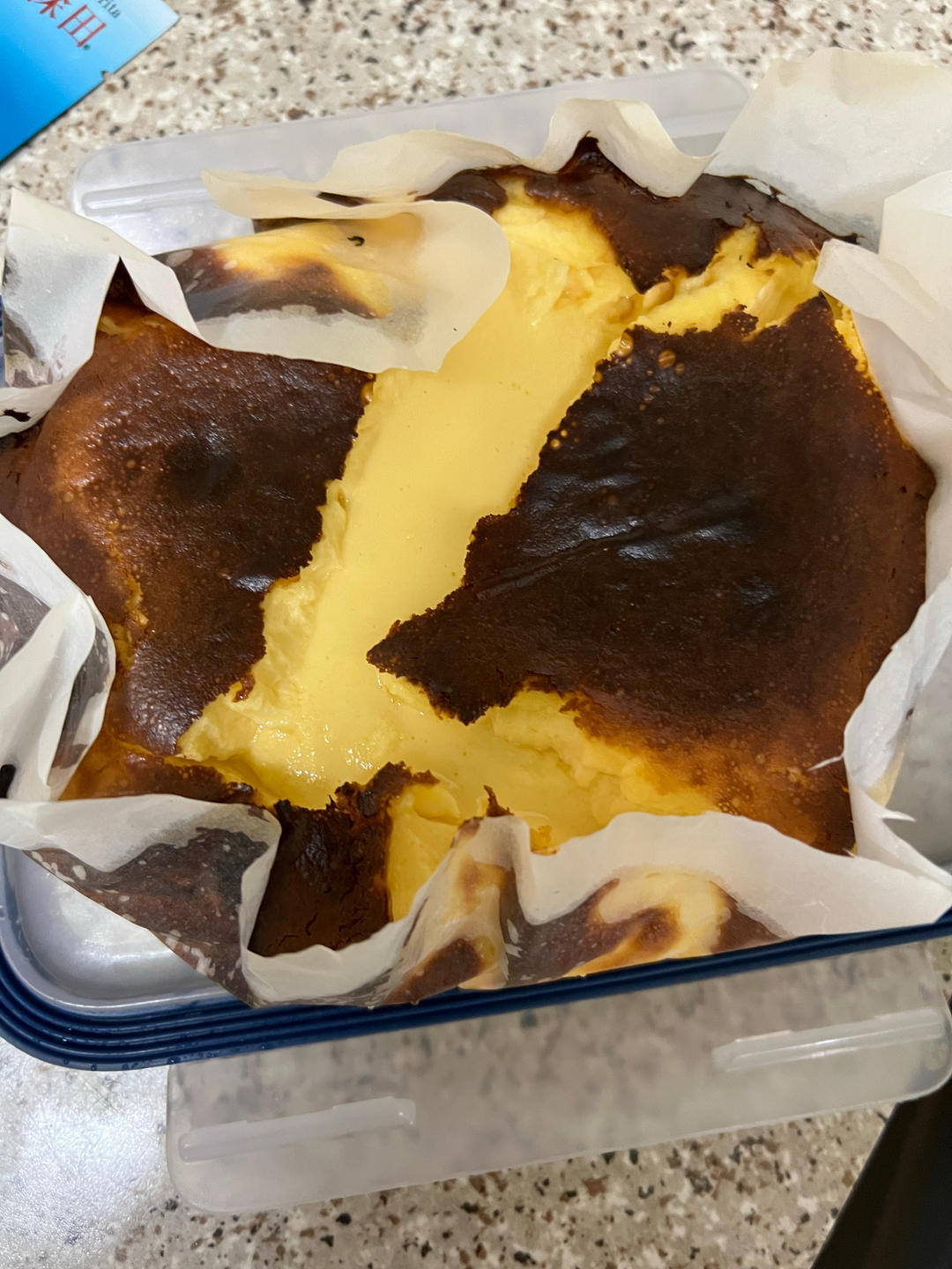 巴斯克芝士蛋糕-傻瓜操作【空气炸锅巴斯克】