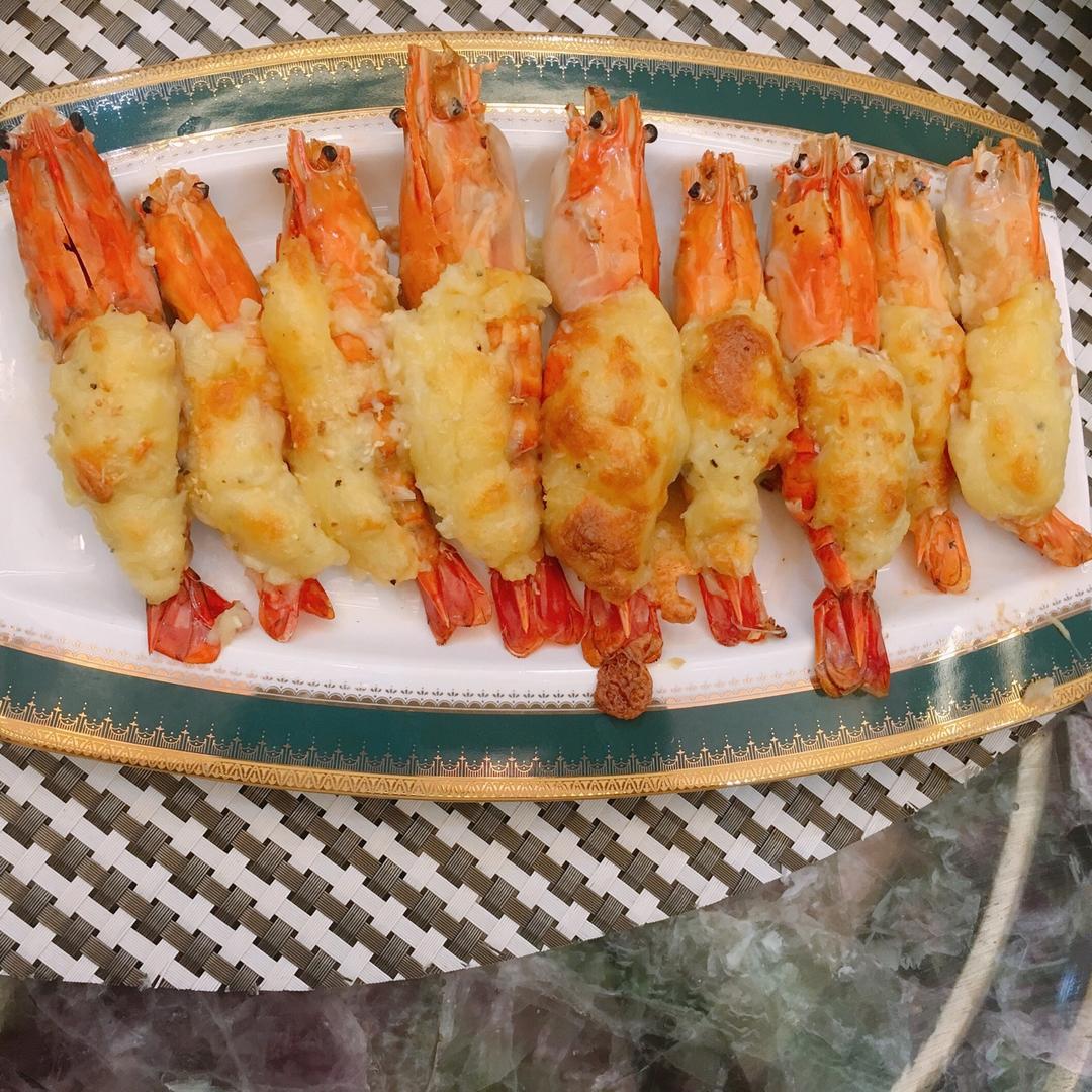 芝士焗虾