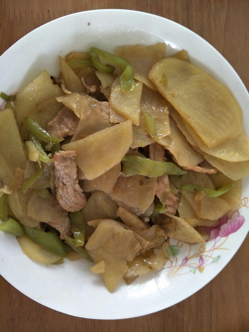 家常炒土豆片