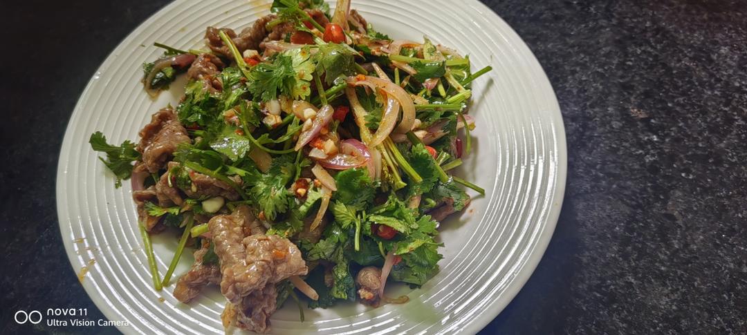 超级快手香菜拌牛肉