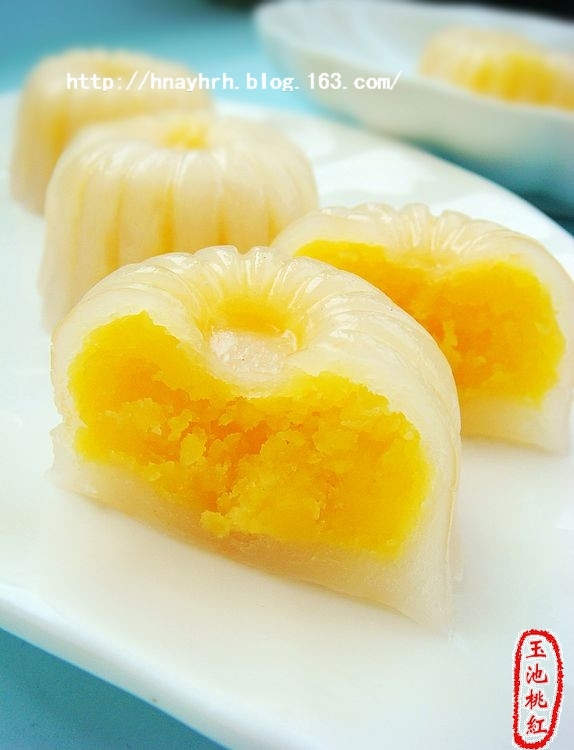 水晶奶黄包的做法