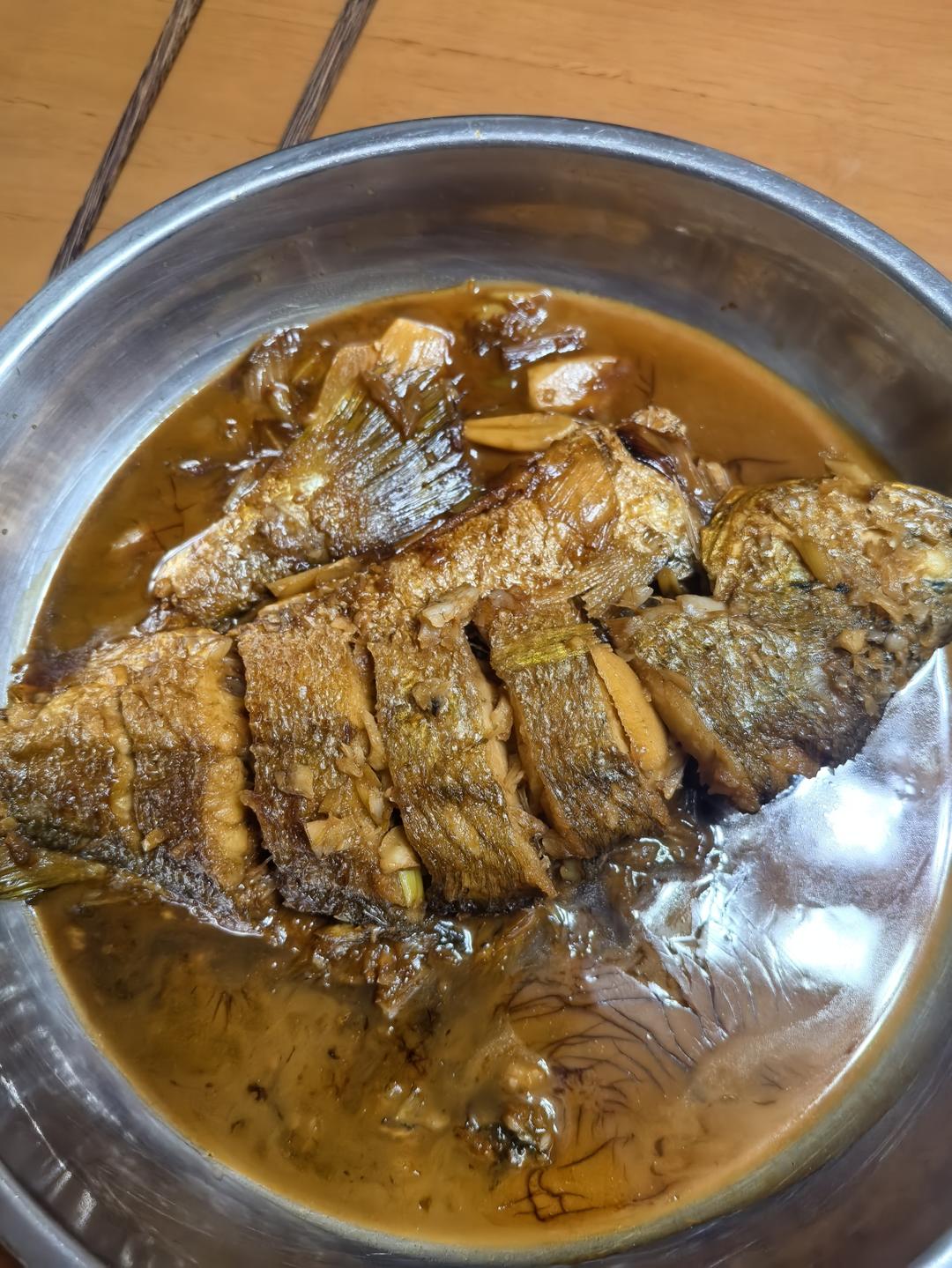 私房红烧黄花鱼，边吃边想念~
