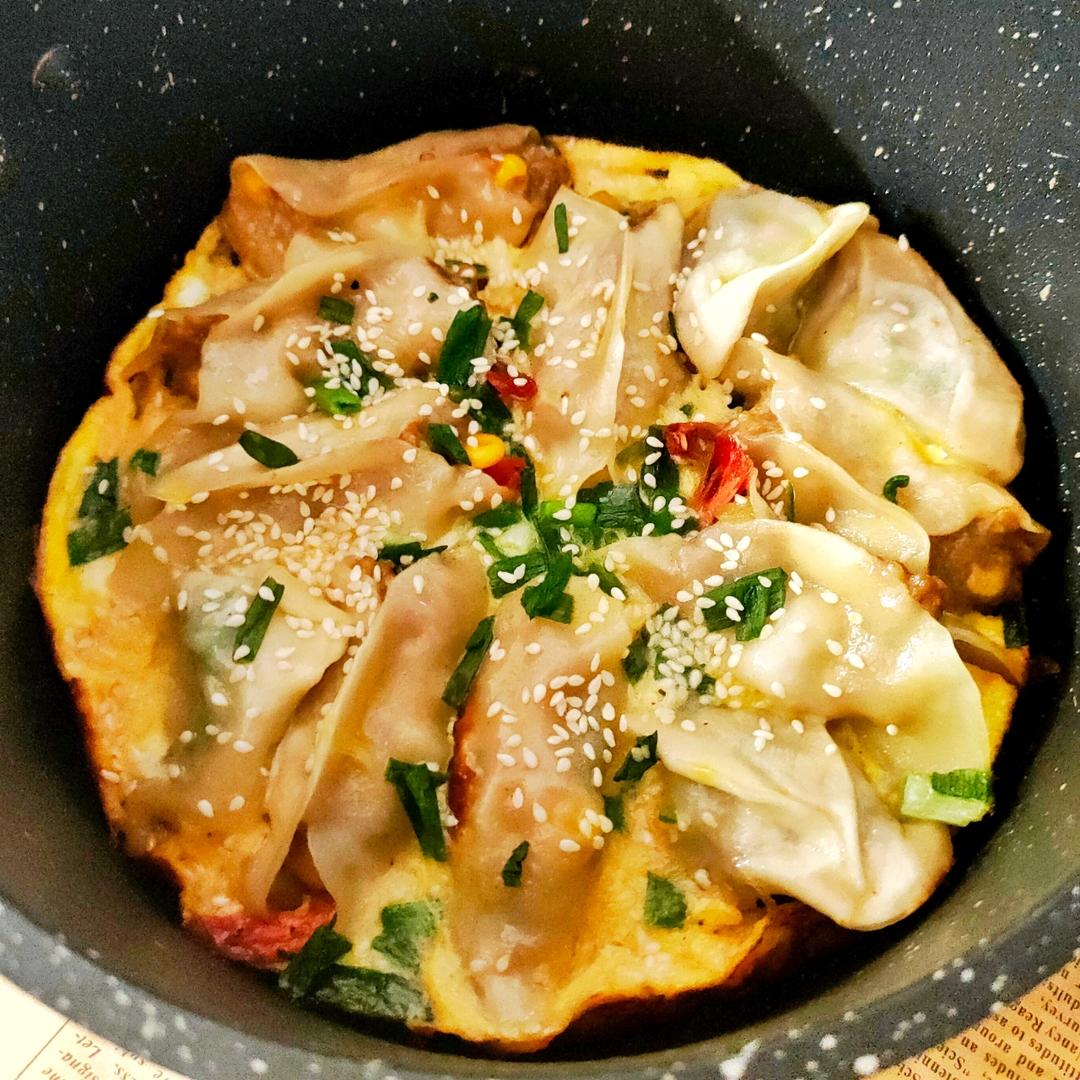 懒人快手抱蛋煎饺