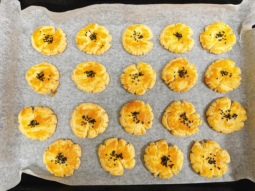 酥到掉渣‼️桃酥～玉米油版！超简单✌️