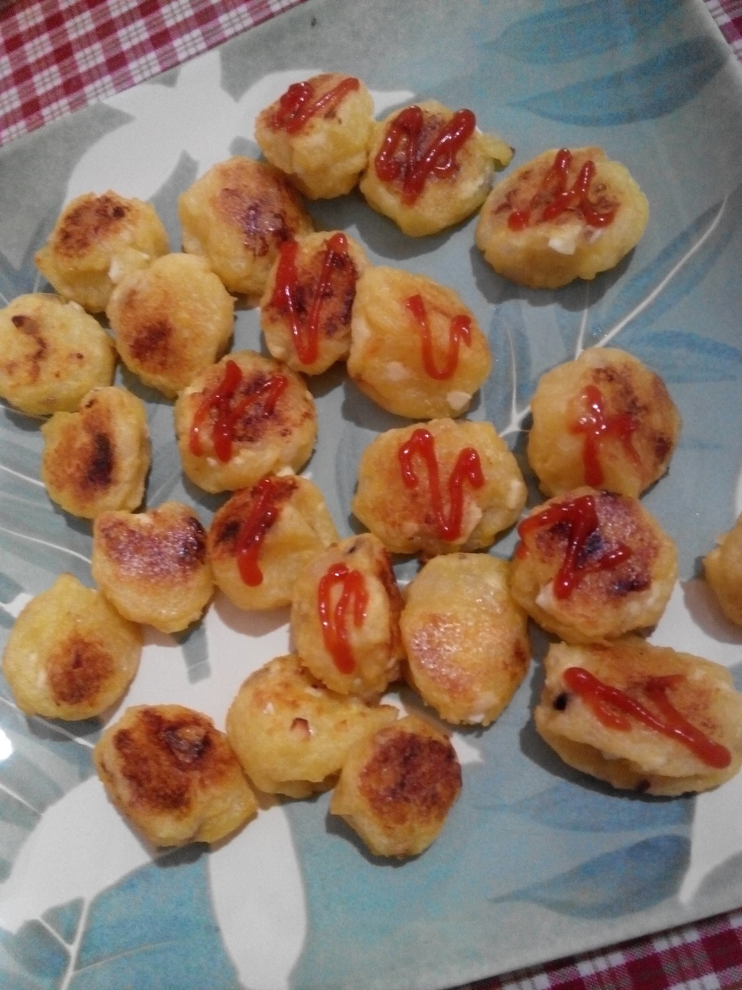 香烤咸蛋洋葱土豆丸子