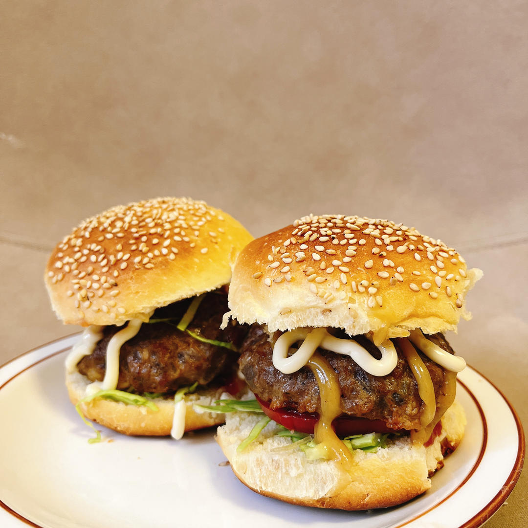 超详细汉堡牛肉饼｜附自制汉堡搭配#Healthymeals#减脂必撸16