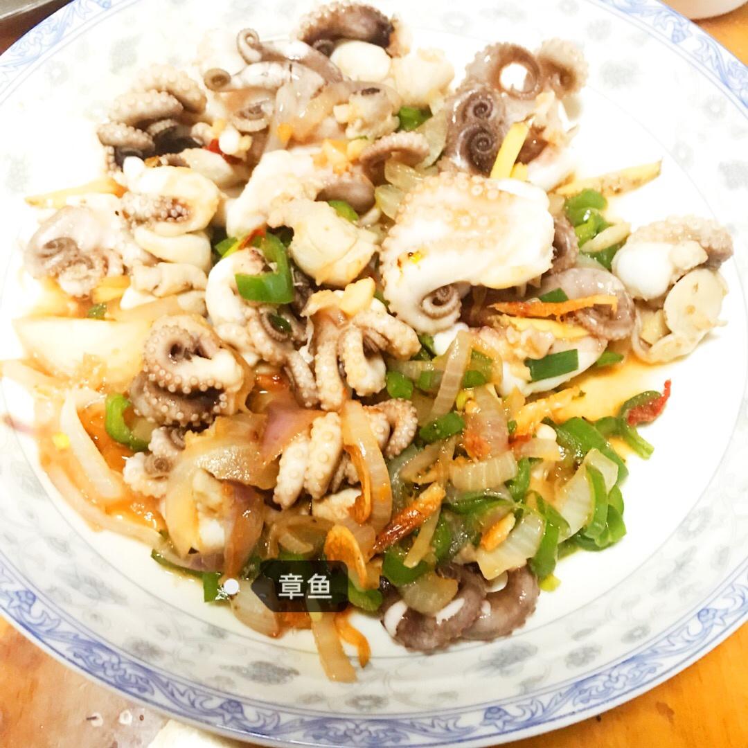 辣炒八爪鱼