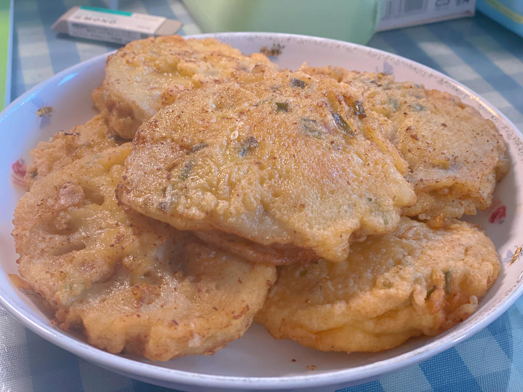 香炸夹肉藕饼