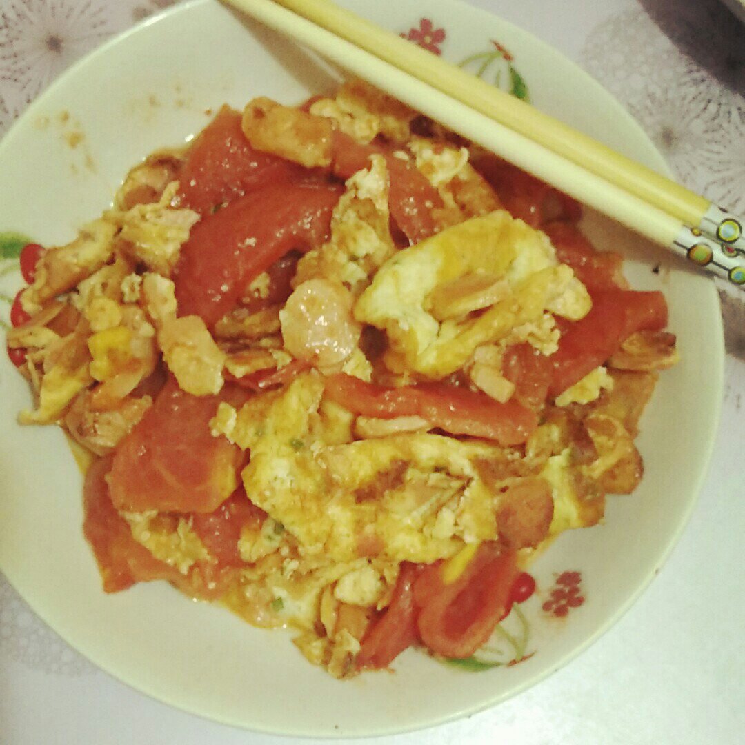 西红柿炒鸡蛋