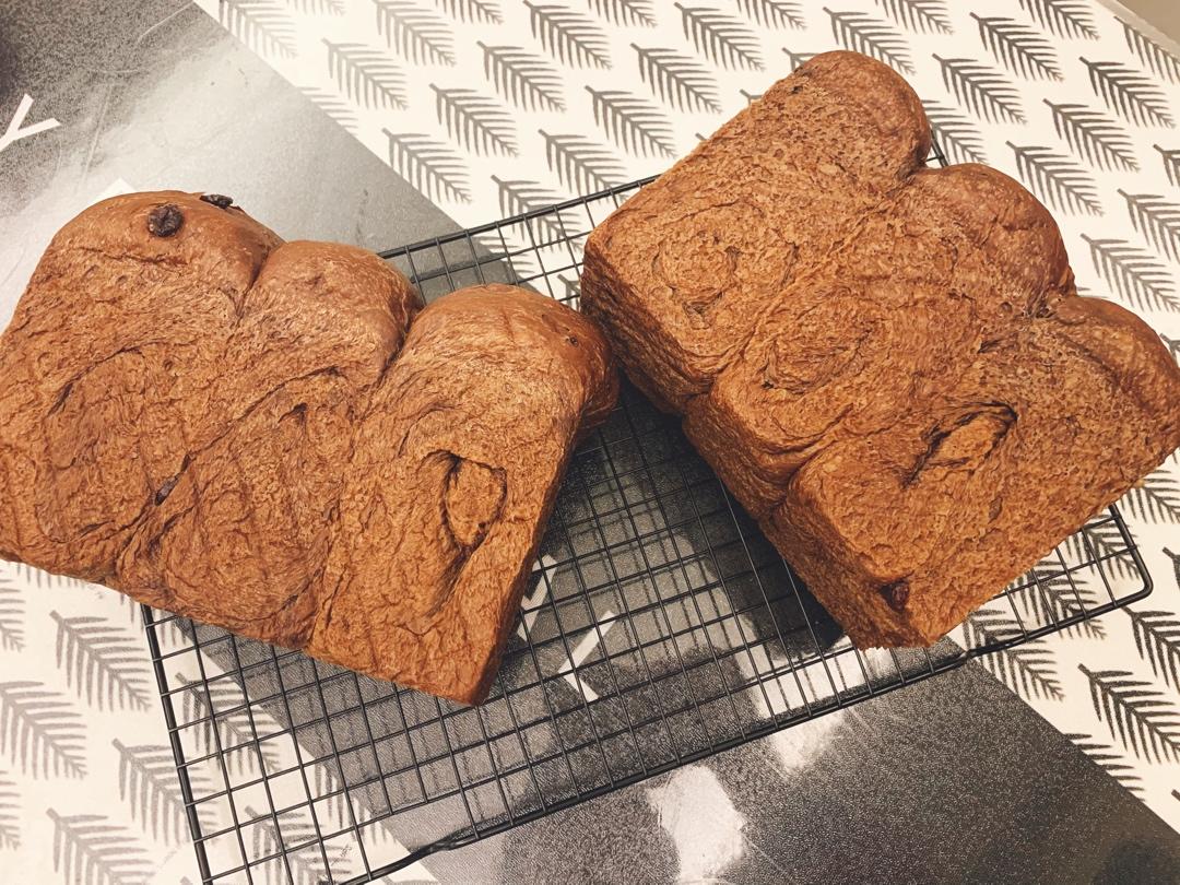 巧克力蔓越梅吐司