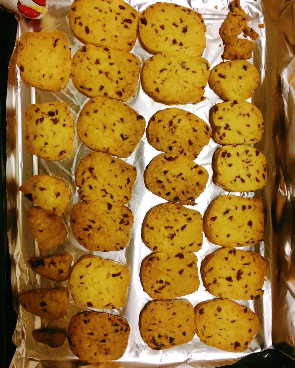 蔓越莓饼干的做法（烤箱做饼干）
