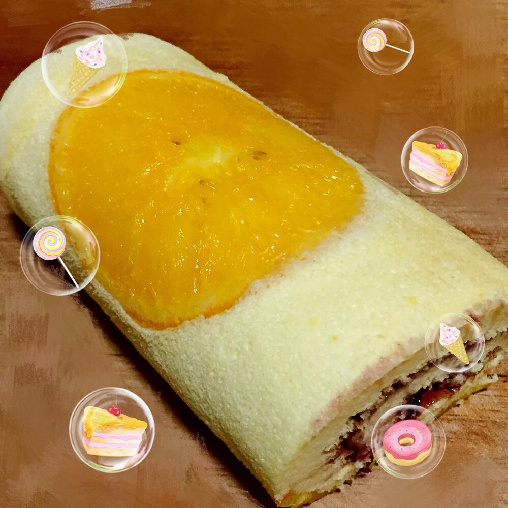 橙香蛋糕卷