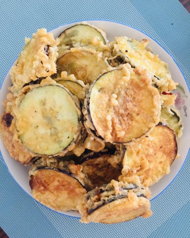 酥炸鲜虾茄盒