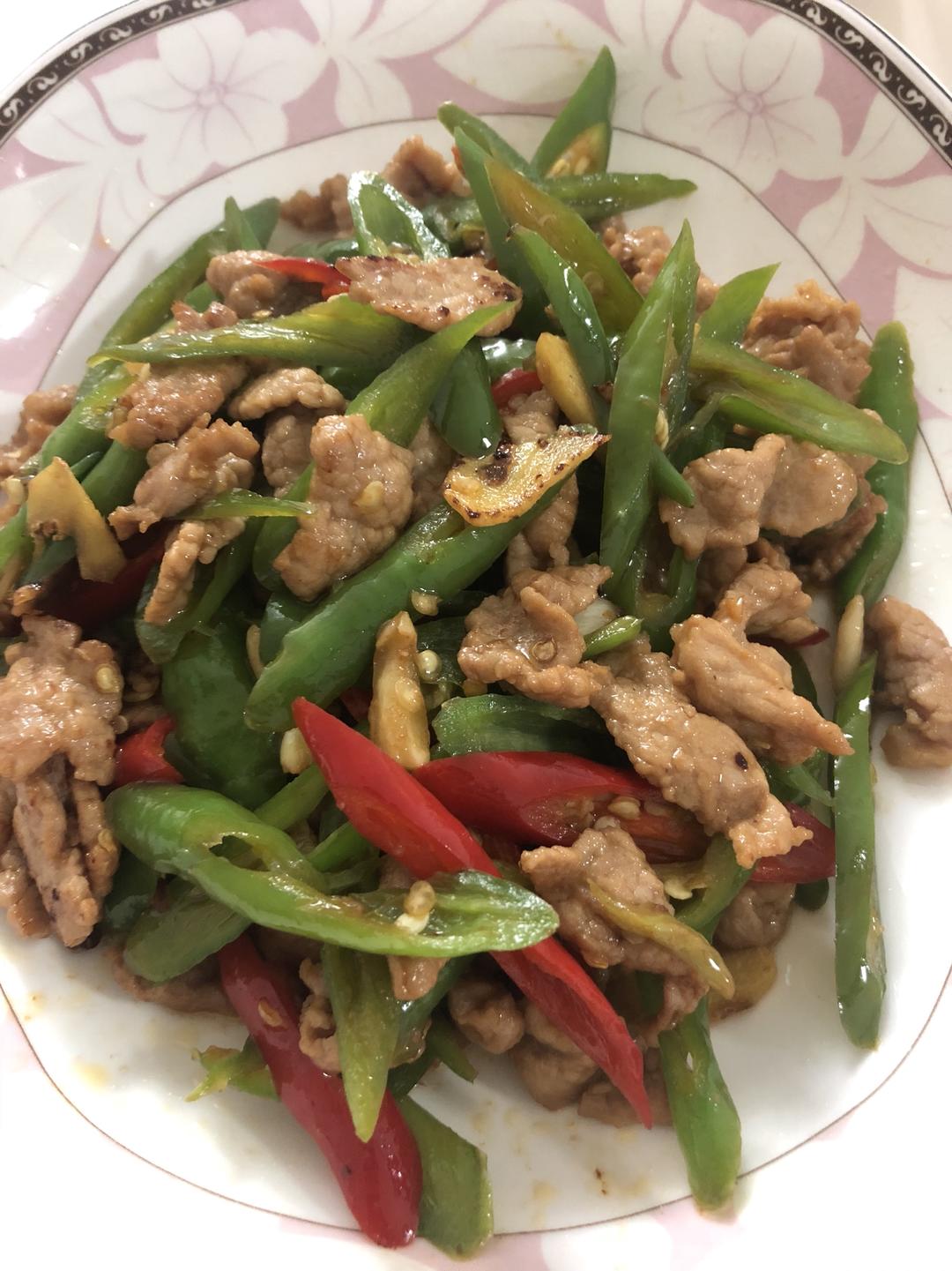 家庭版农家小炒肉的做法