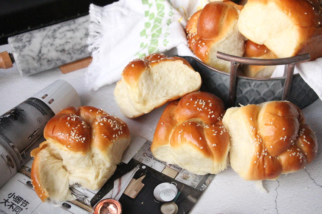 纯奶手撕吐司的做法 步骤1