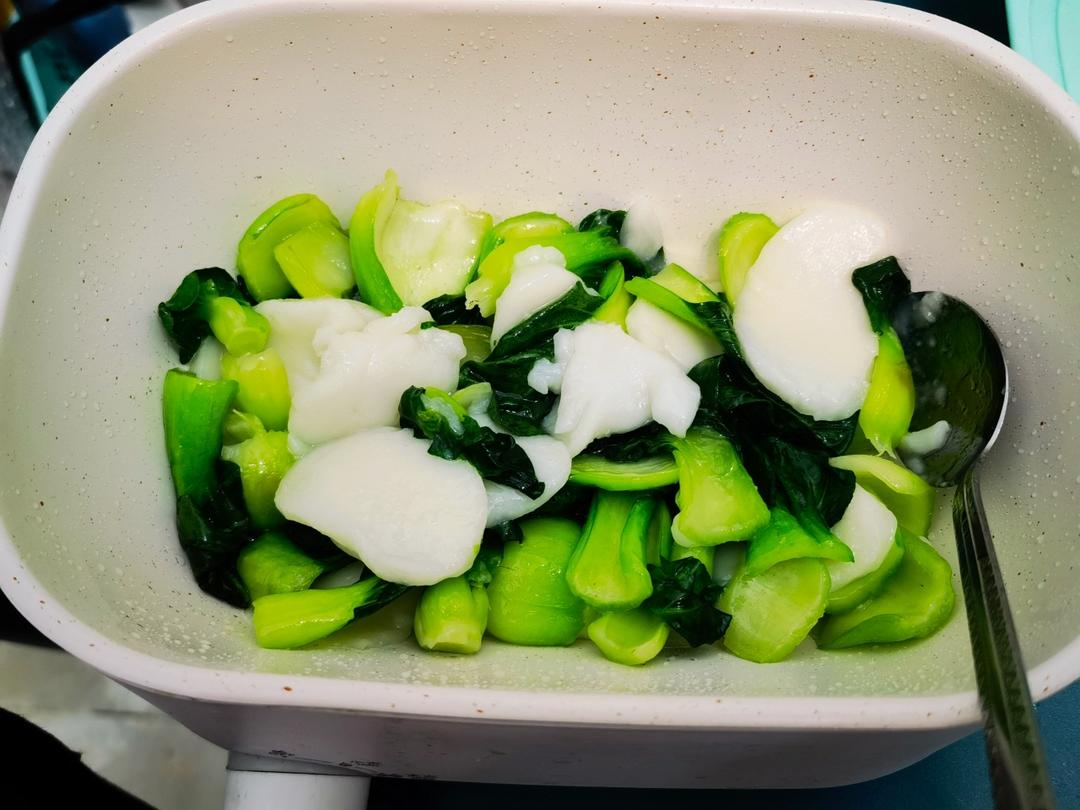 青菜炒年糕