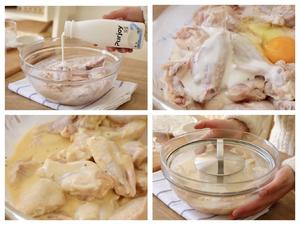 蜂蜜黄油酸奶炸鸡的做法 步骤4