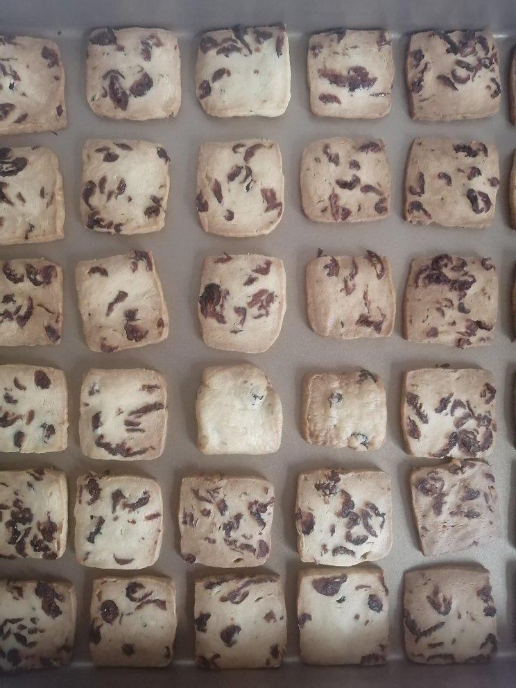 低糖少油版蔓越莓饼干