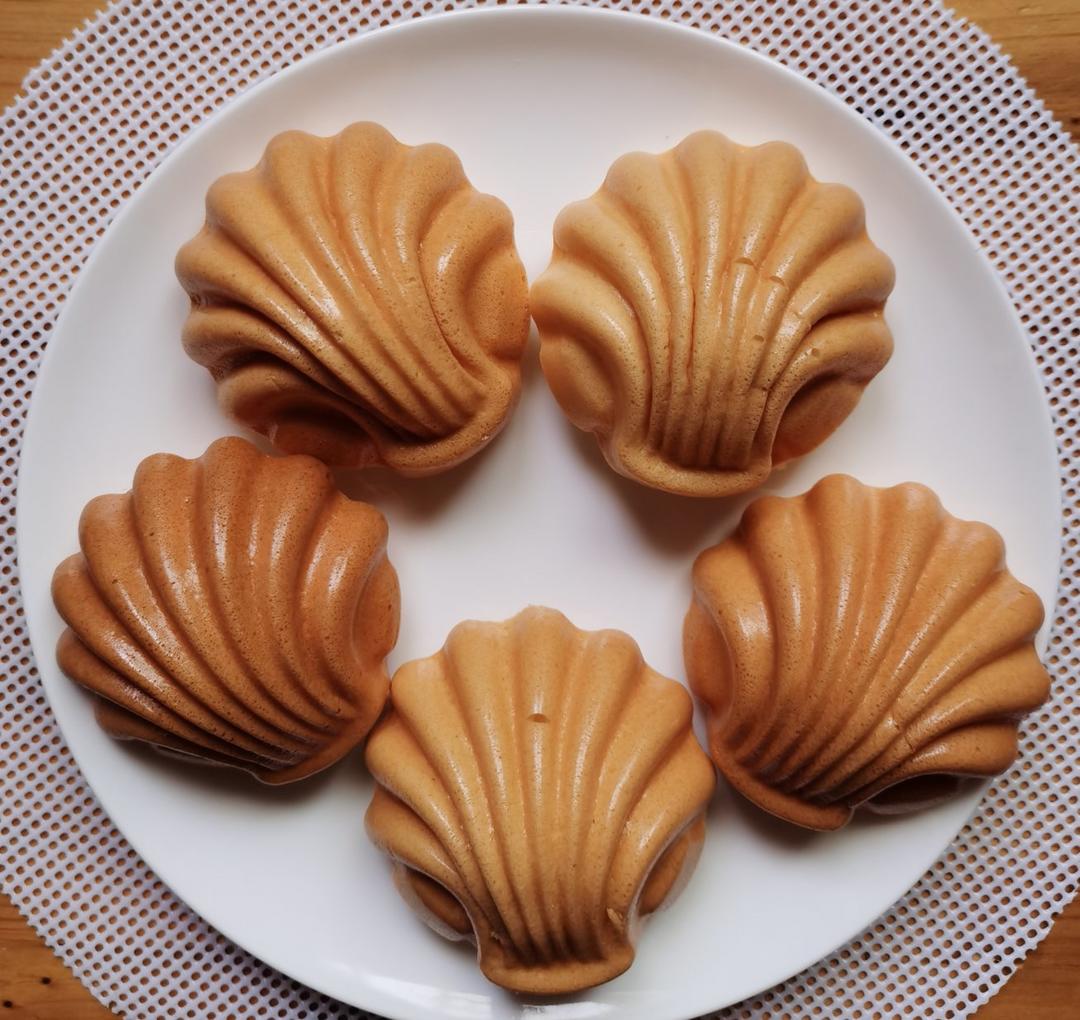 贝壳海绵蛋糕【低油低糖】