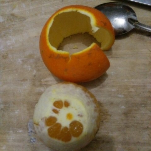 一分钟速剥橙子简单快捷不伤手