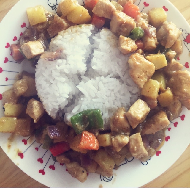 咖喱鸡饭