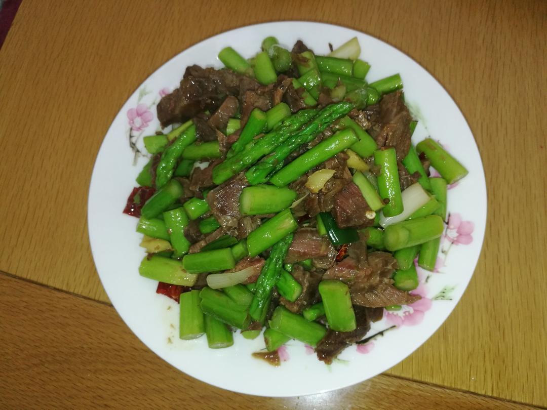 【曼食慢语】蚝油芦笋牛肉粒