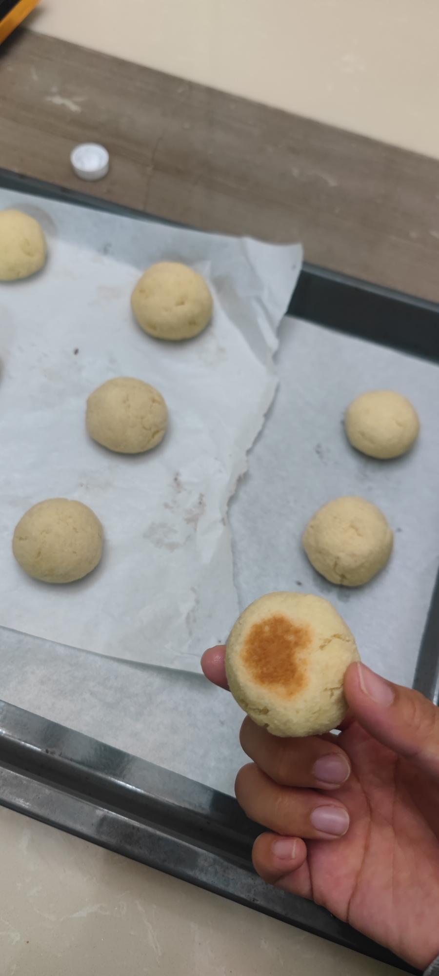 快手生酮美食 椰子粉淡奶油小小糕点的做法