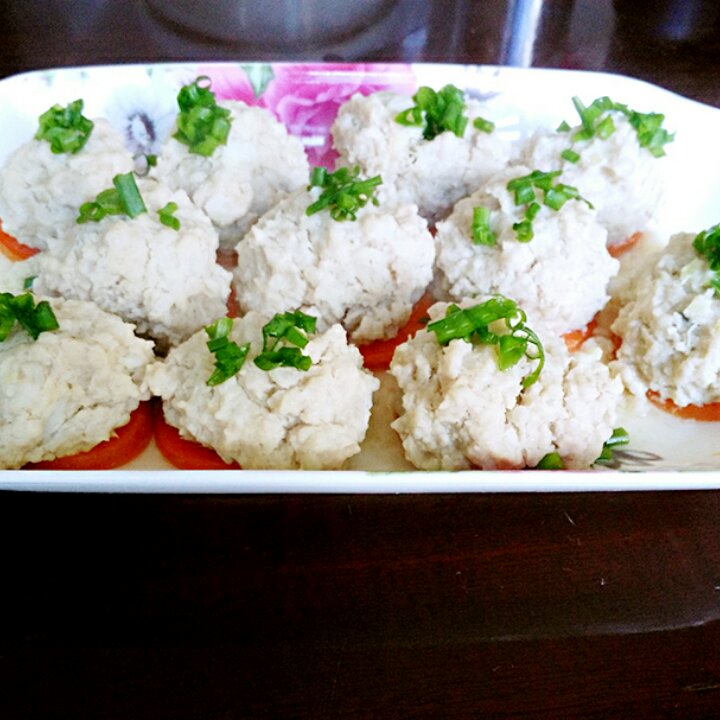 山药蒸丸子