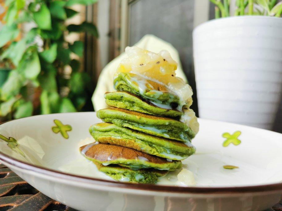 抹茶松饼塔Matcha Pancake Xmas Tree