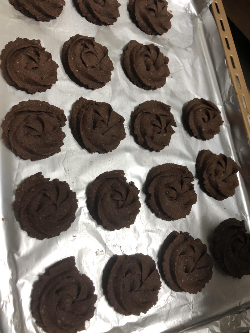 堂妈教你做三色曲奇