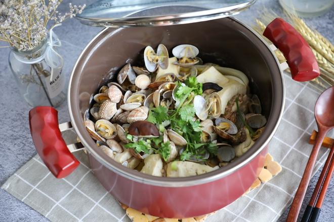 豆腐蛤蜊炖蔬菜的做法