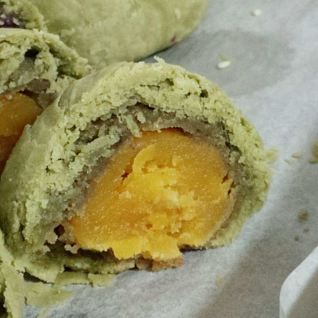 抹茶红豆酥 （详细步骤）
