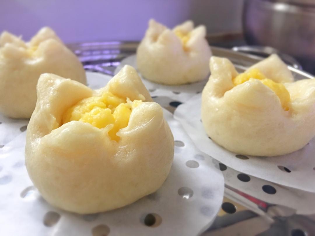 奶黄包（自制奶黄馅）
