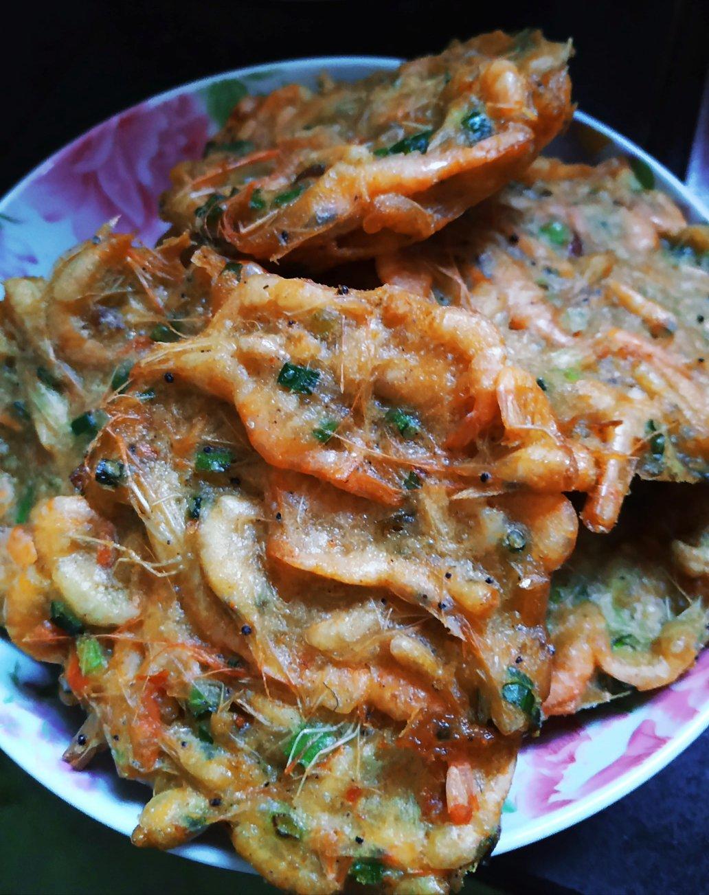 酥脆虾饼