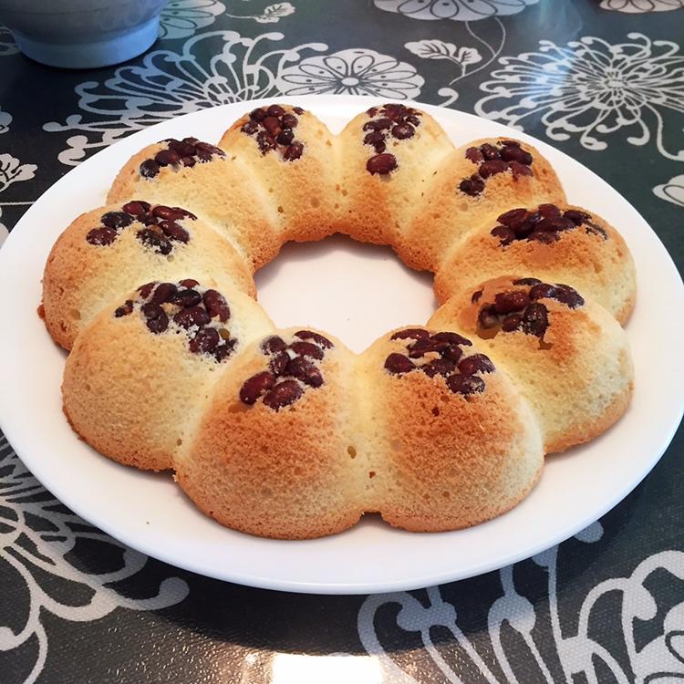 蜜豆牛奶天使蛋糕