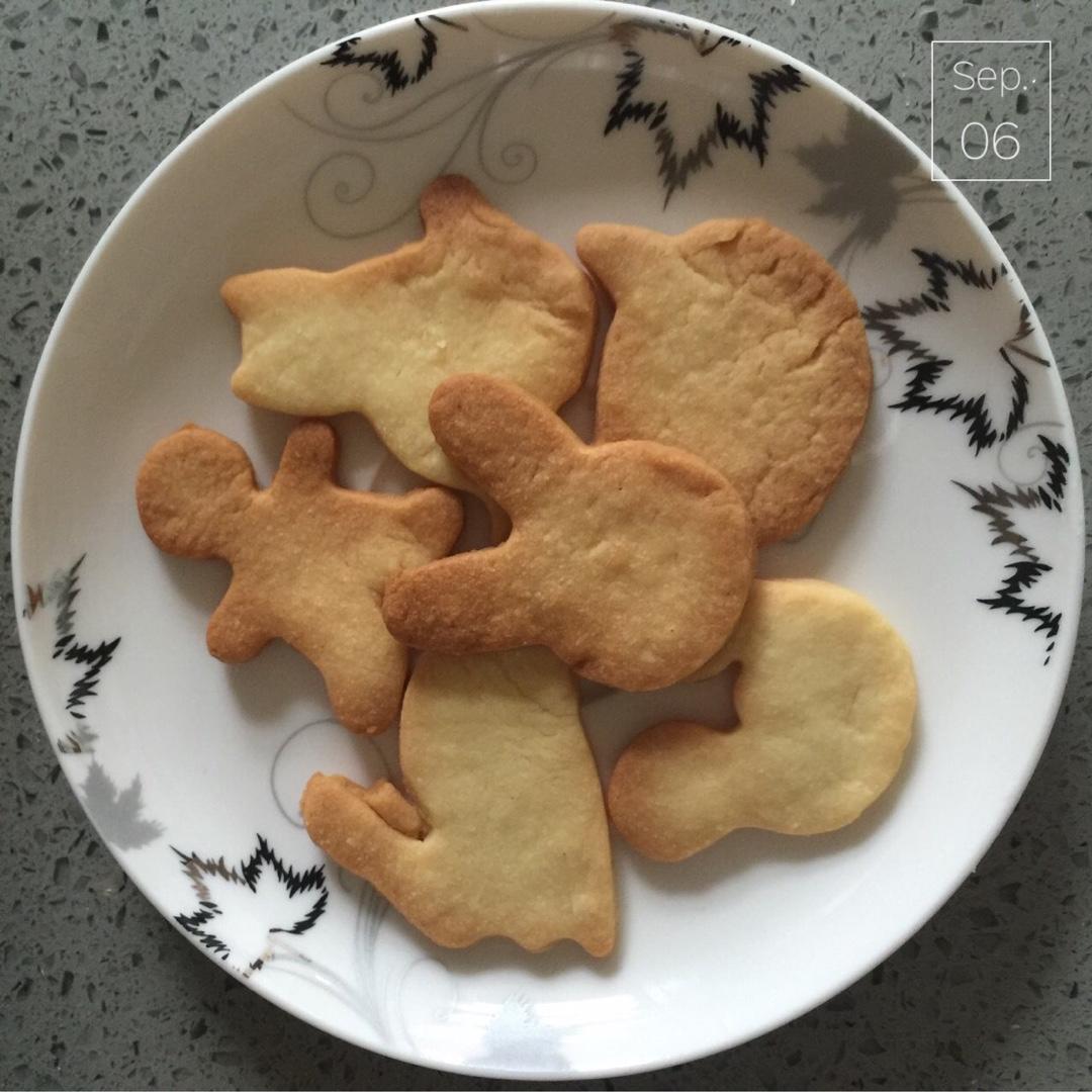 卡通动物饼干