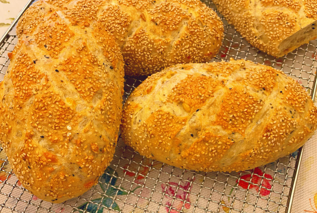 大口吃包不长肉，无糖无油的乡村多谷物欧包