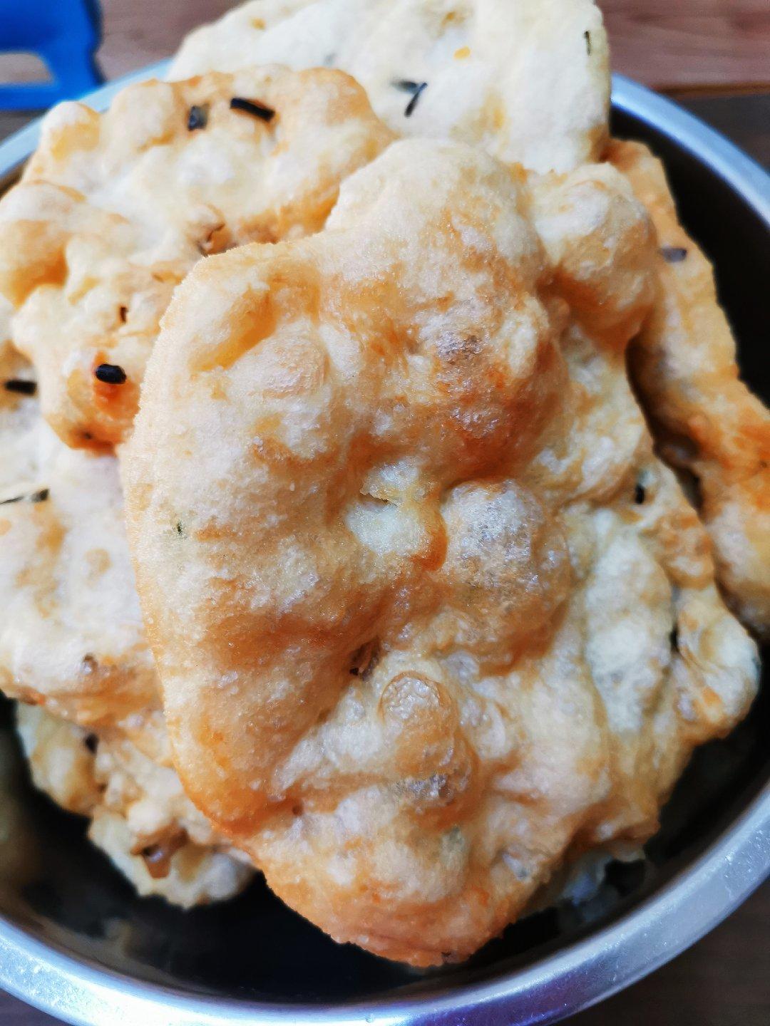 姥姥家的健康炸油饼（不揉面不擀面）