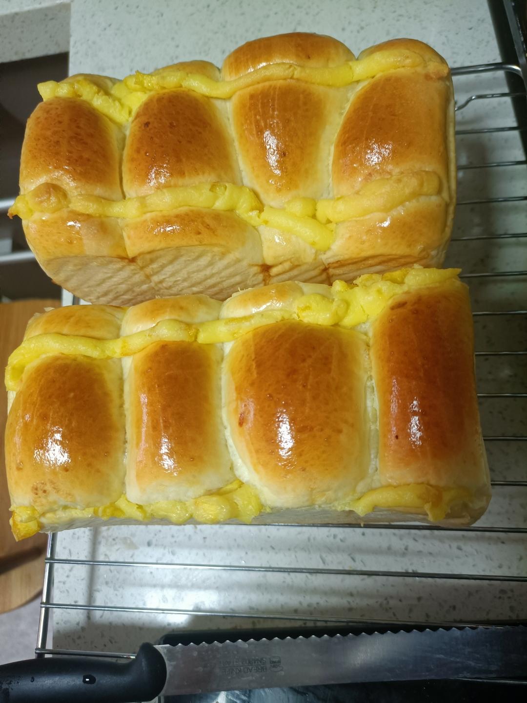 吃不完的黄桃罐头，做成吐司也很好吃啊