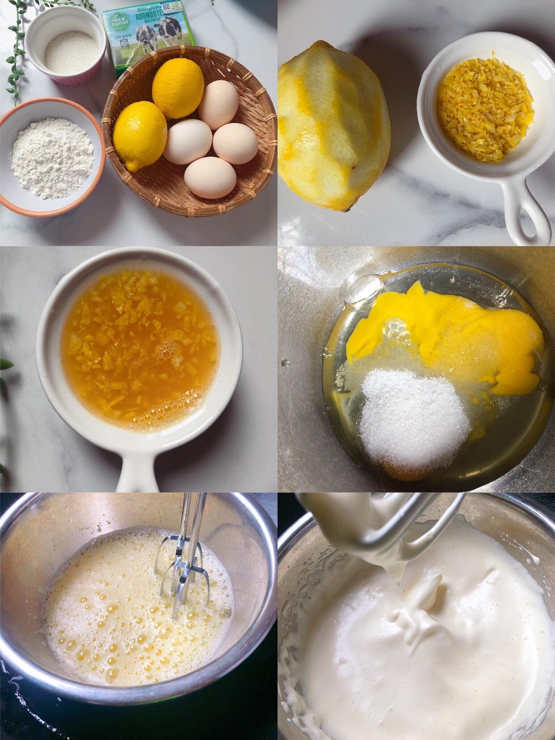 柠檬蜂蜜脆皮蛋糕的做法 步骤1