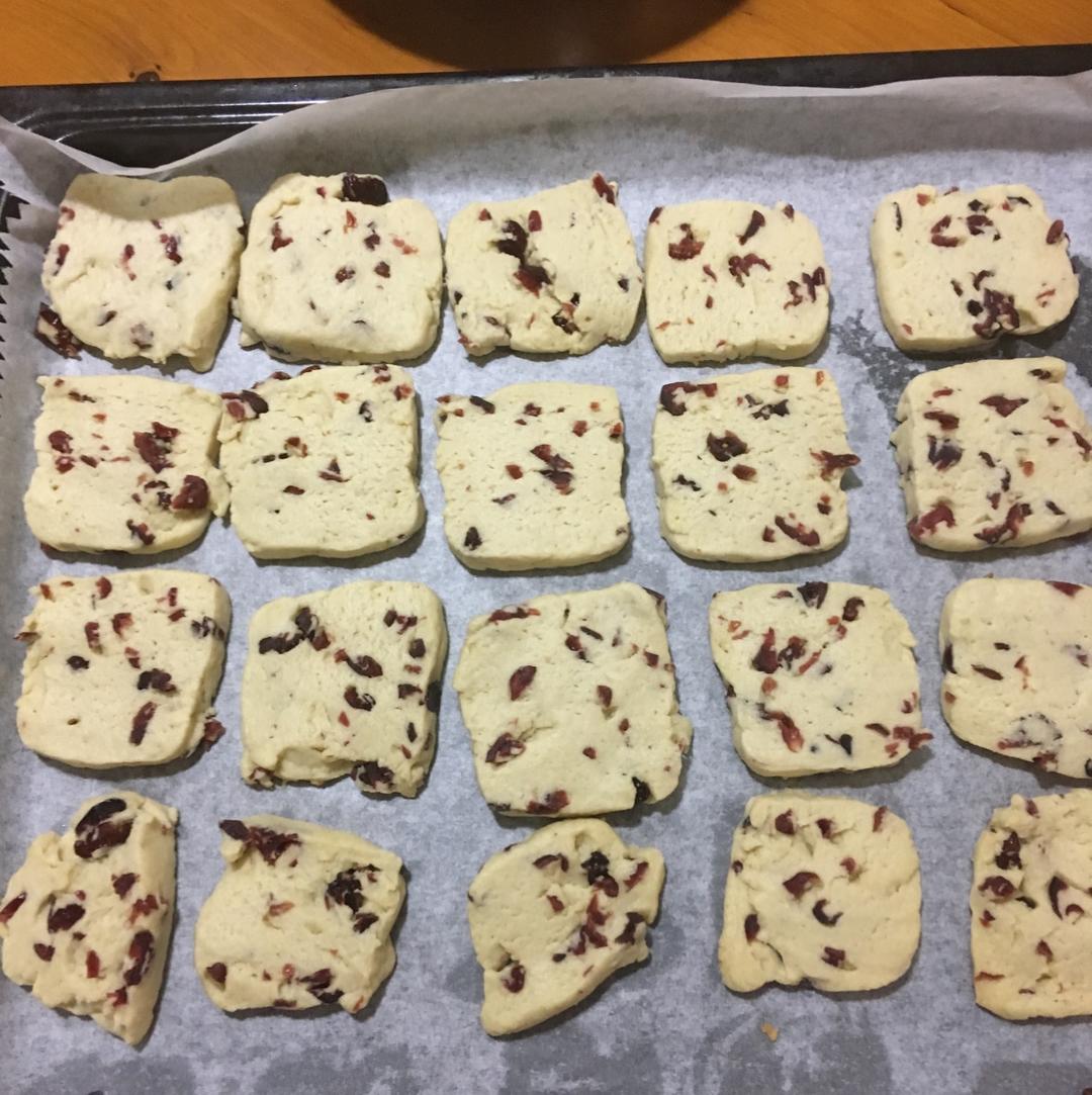 低糖少油版蔓越莓饼干