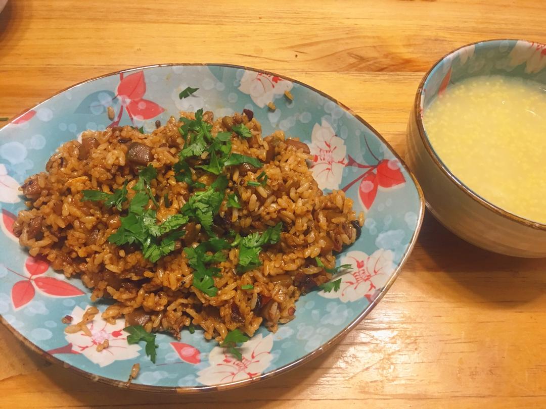 特别好吃的茄子炒饭