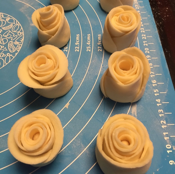 玫瑰花馒头