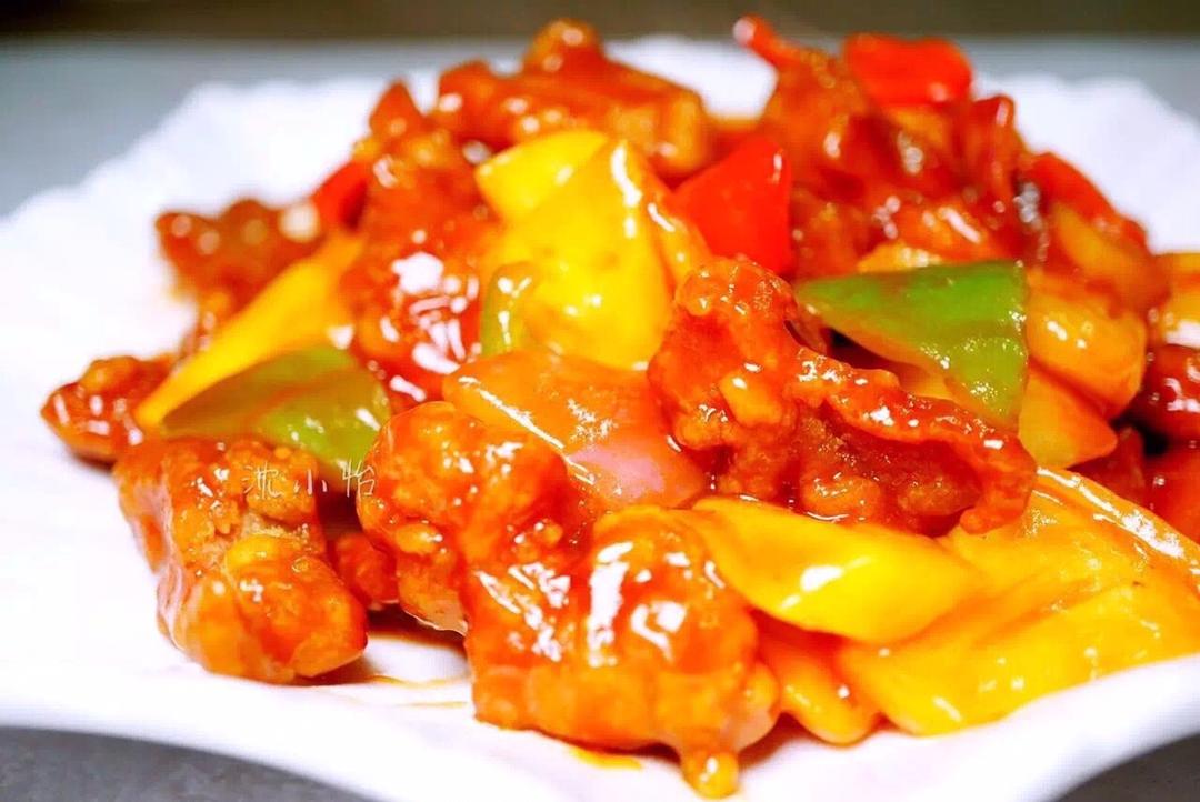 没胃口？酸酸甜甜的菠萝咕咾肉帮你来开胃！的做法