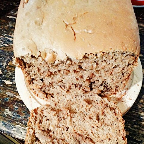 奶油红糖核桃仁吐司