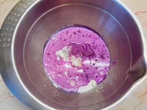 软糯香甜‼️紫薯芋泥雪媚娘‼️隔夜也不硬的做法 步骤5