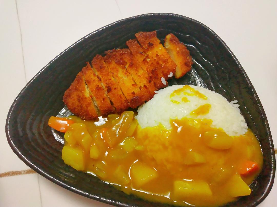 家常版咖喱鸡排饭