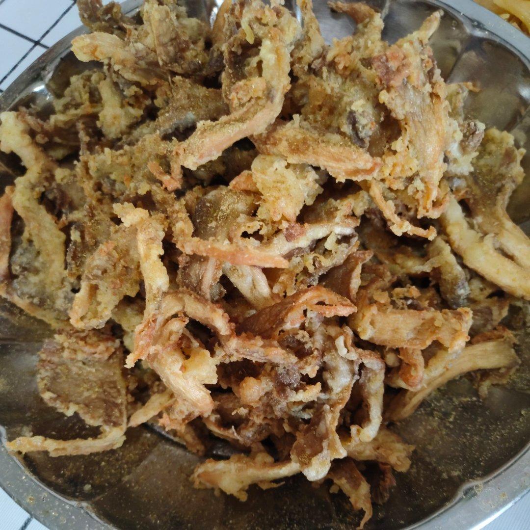 干炸蘑菇
