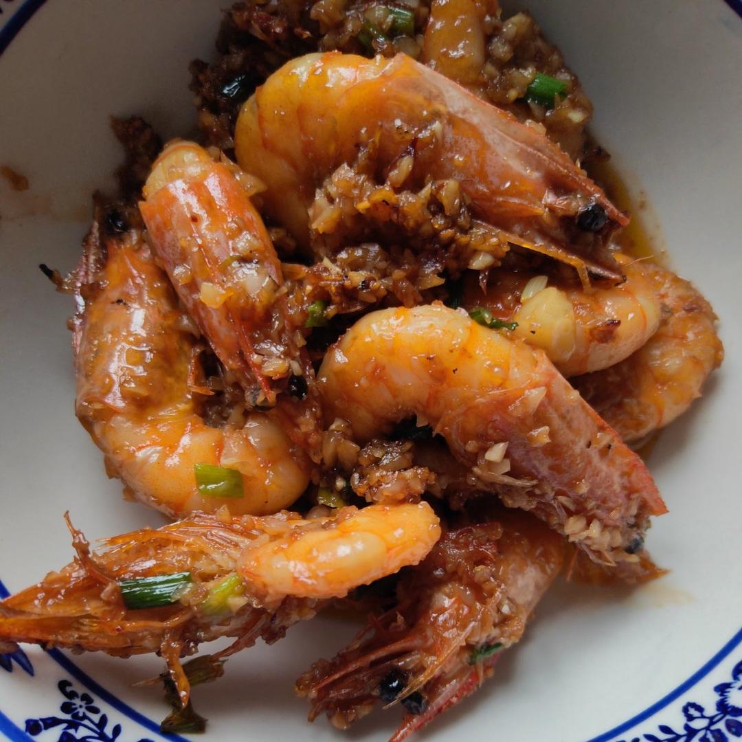 蒜蓉炒大虾