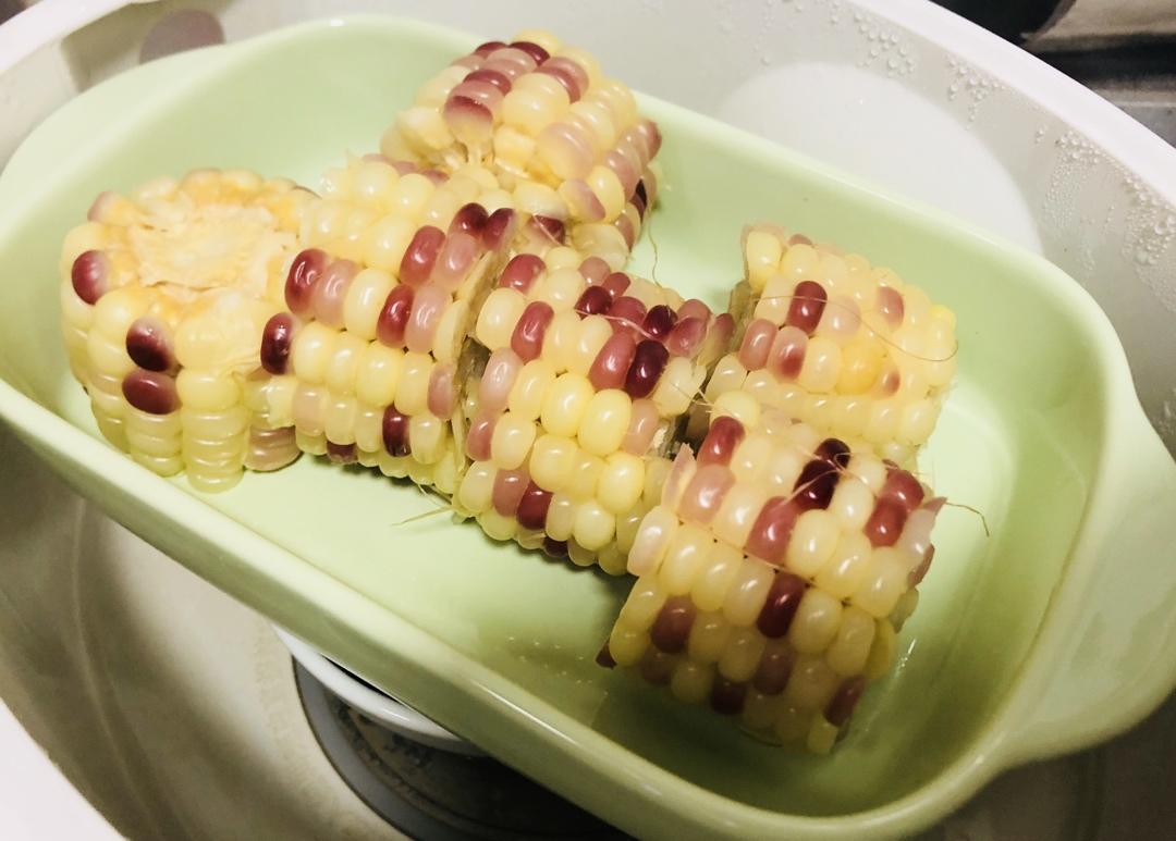 蒸玉米